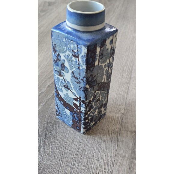 VTG 1970's Royal Copenhagen Baca Fajance Nils Thorsson 9" Vase 780 / 3259 - Picture 15 of 15